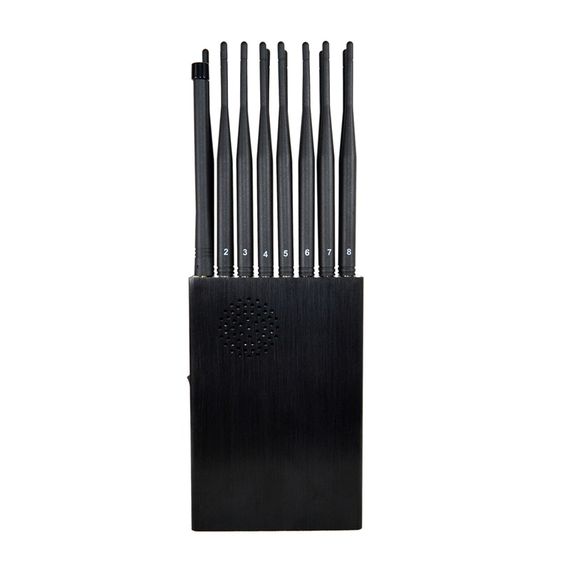 Wholesale Handheld 16 Bands Cell Phone Signal Jammer With Nylon Cover, Blocking 5G 4G Wi-Fi Jammer